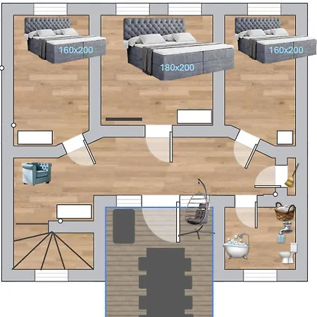 Apartmán No I Penthouse Seestern